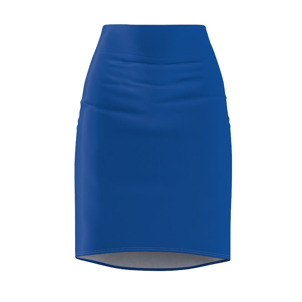 Blue Women's Pencil Skirt