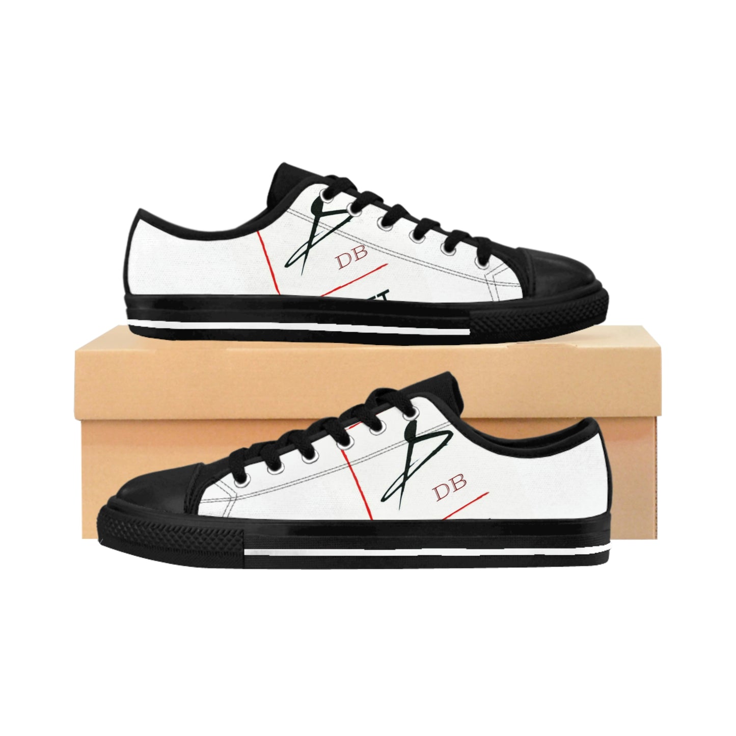 DB JETT White Low Tops - Women's Sneakers