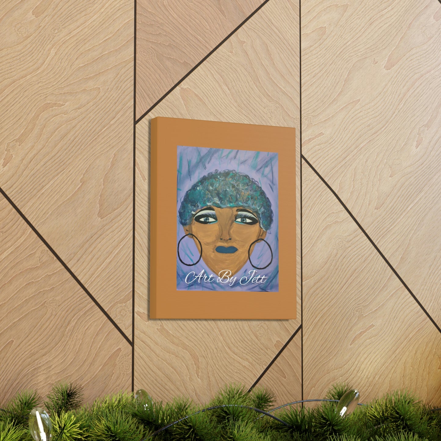 #Art By Jett - "Gramz" Brown - Canvas Gallery Wraps