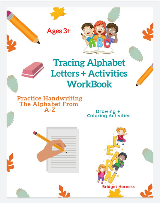 Downloadable Tracing Alphabet Letters & Activities Workbook