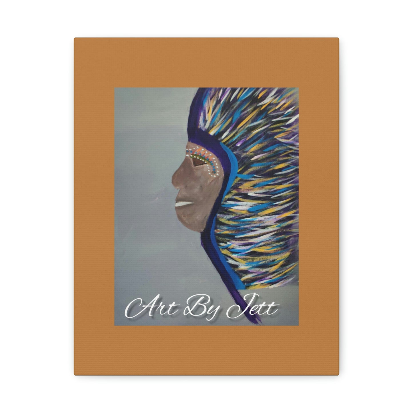 #Art By Jett - "Chief" Brown - Canvas Gallery Wraps