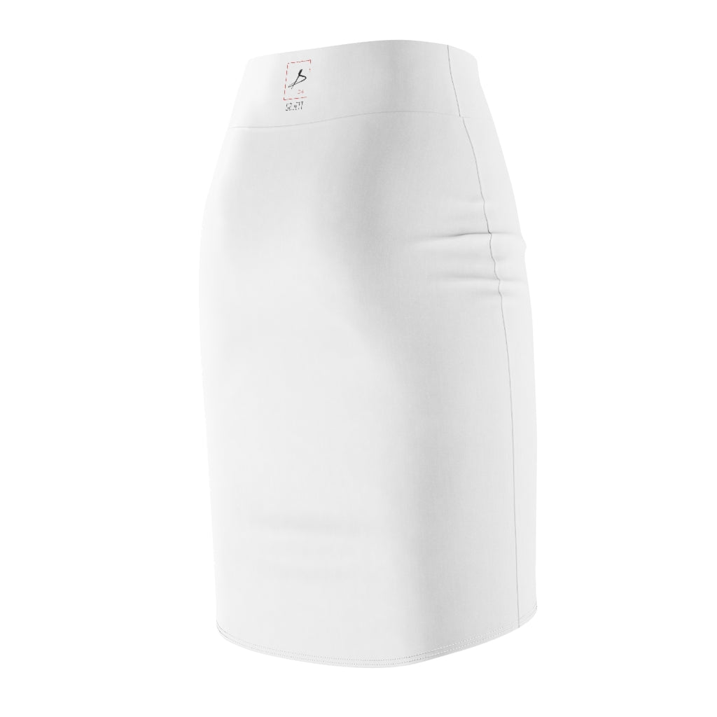 White Women's Pencil Skirt