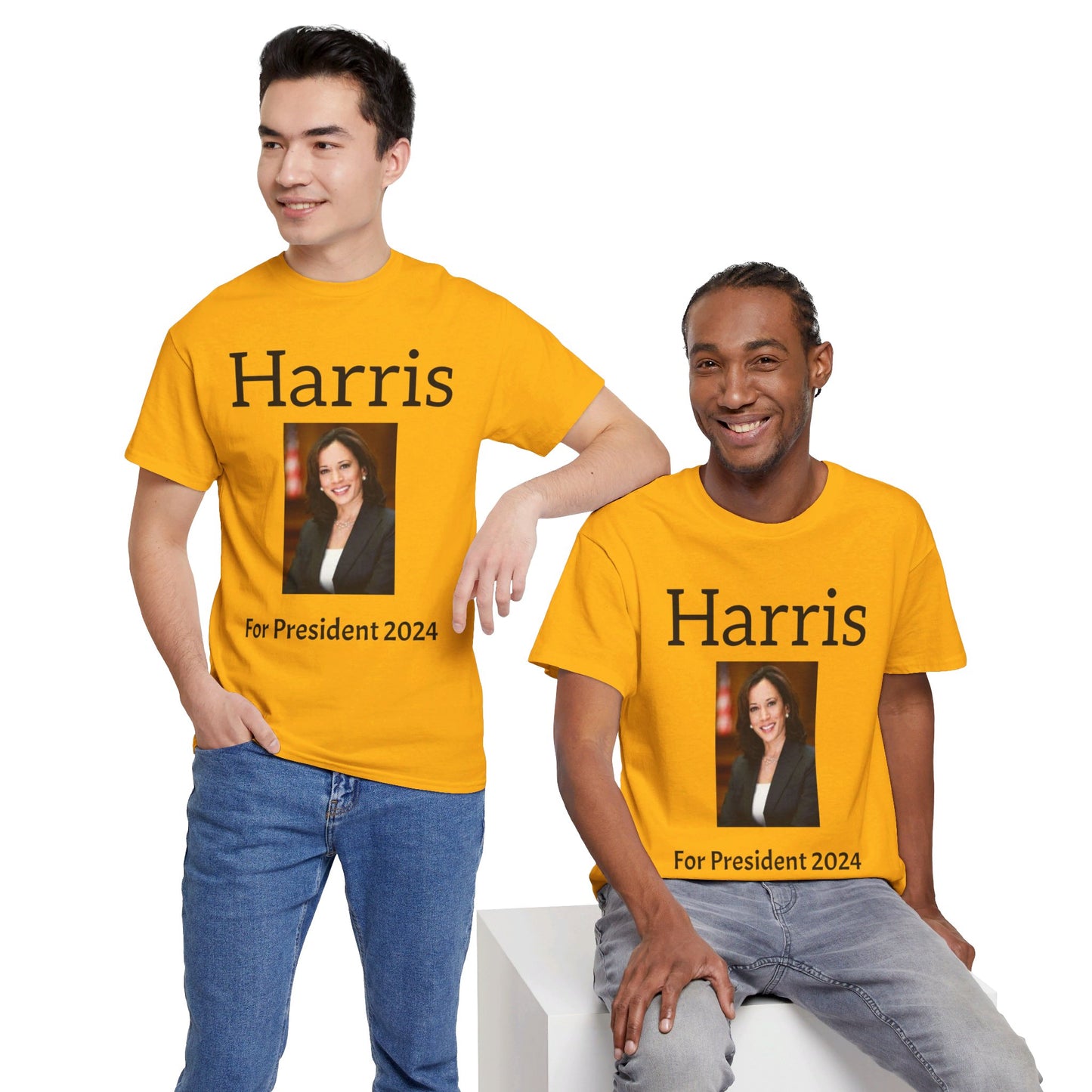 Harris For President 2024 - Unisex Heavy Cotton Tee