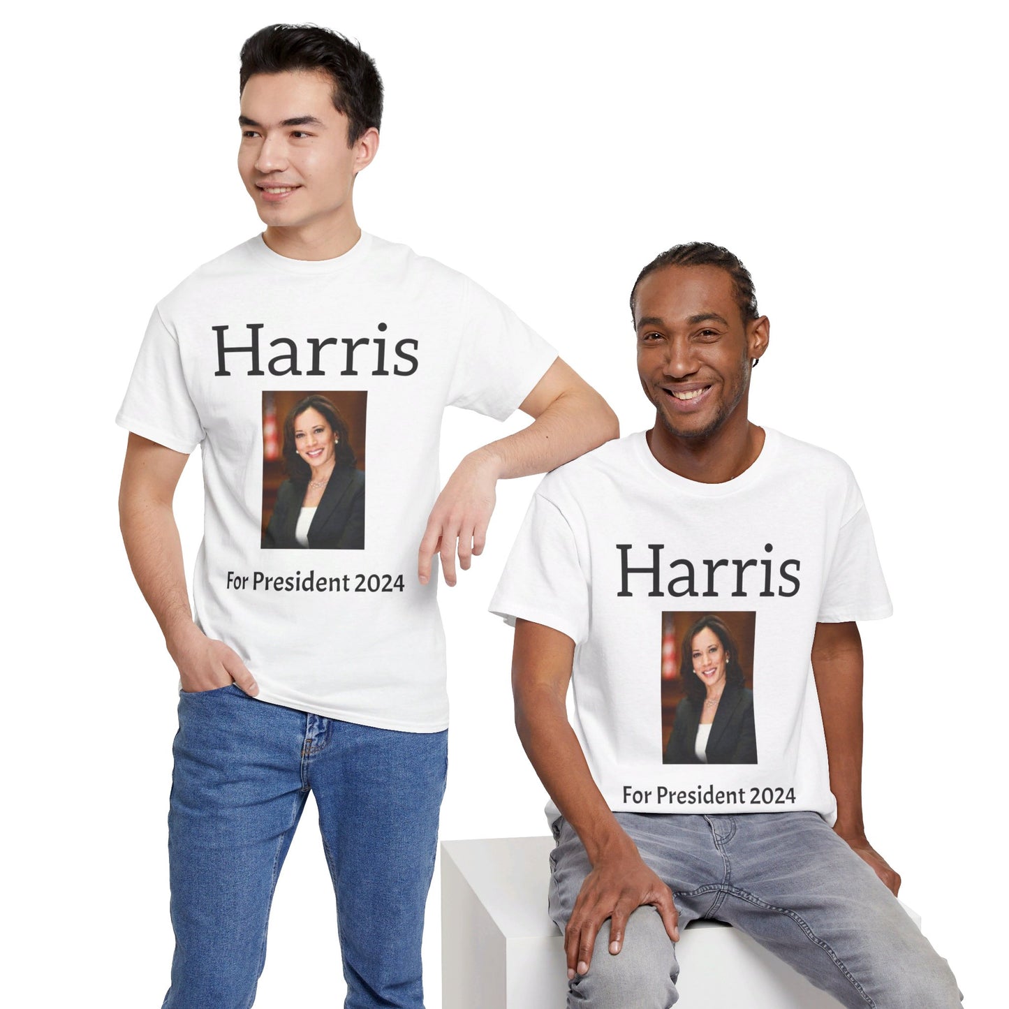 Harris For President 2024 - Unisex Heavy Cotton Tee