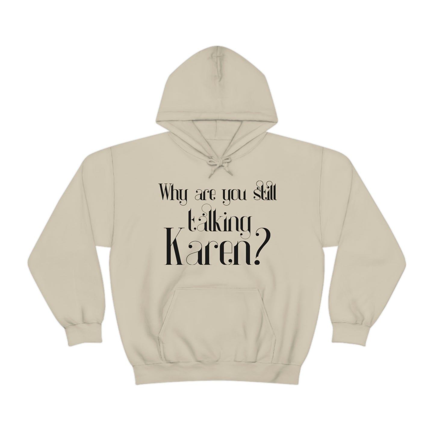 +-Karen Black Print - Unisex Heavy Blend™ Hooded Sweatshirt