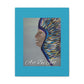 #Art By Jett - "Chief" Teal Blue - Canvas Gallery Wraps