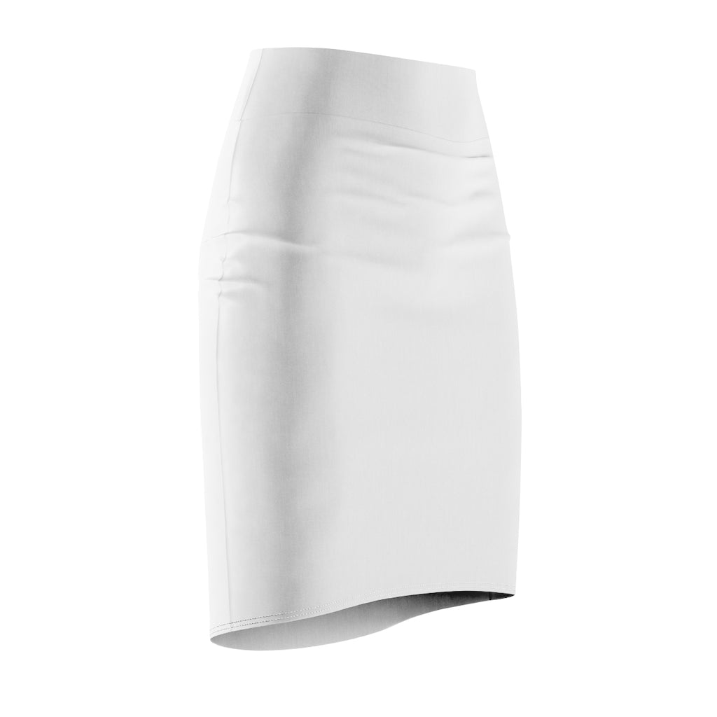 White Women's Pencil Skirt