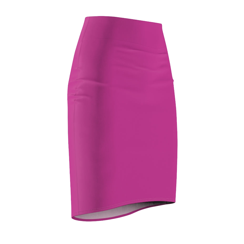 Pink Women's Pencil Skirt
