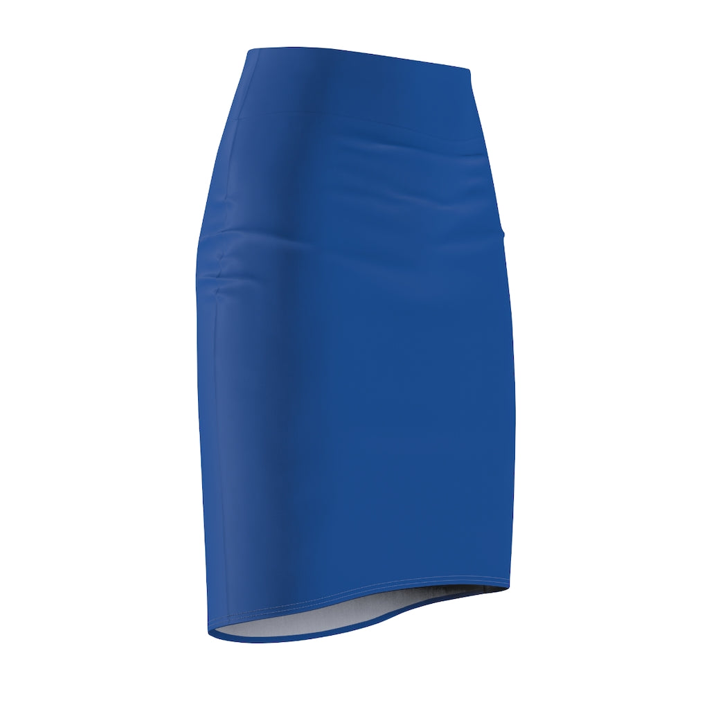 Blue Women's Pencil Skirt
