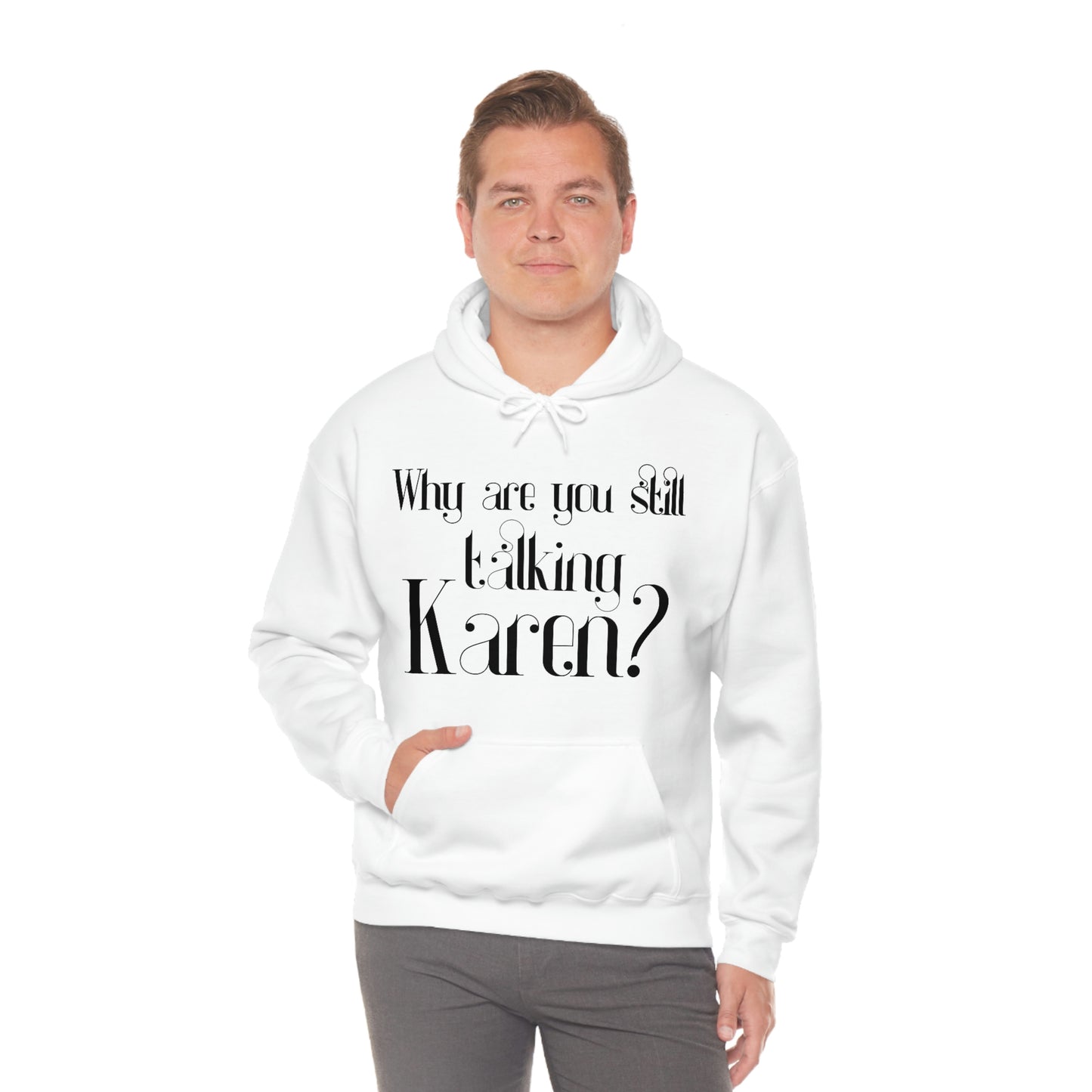 +-Karen Black Print - Unisex Heavy Blend™ Hooded Sweatshirt