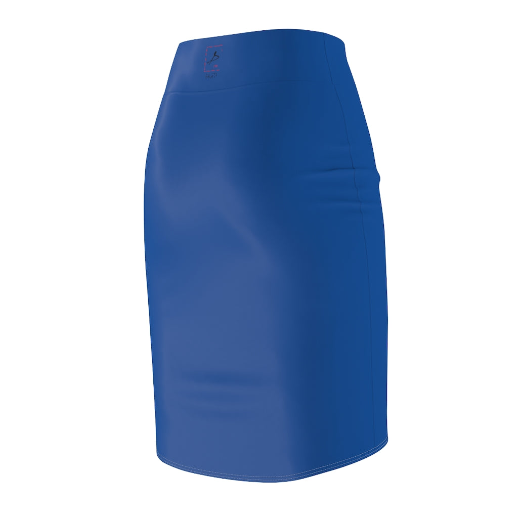 Blue Women's Pencil Skirt