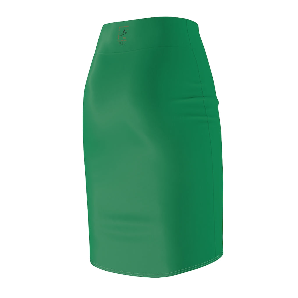Green Women's Pencil Skirt