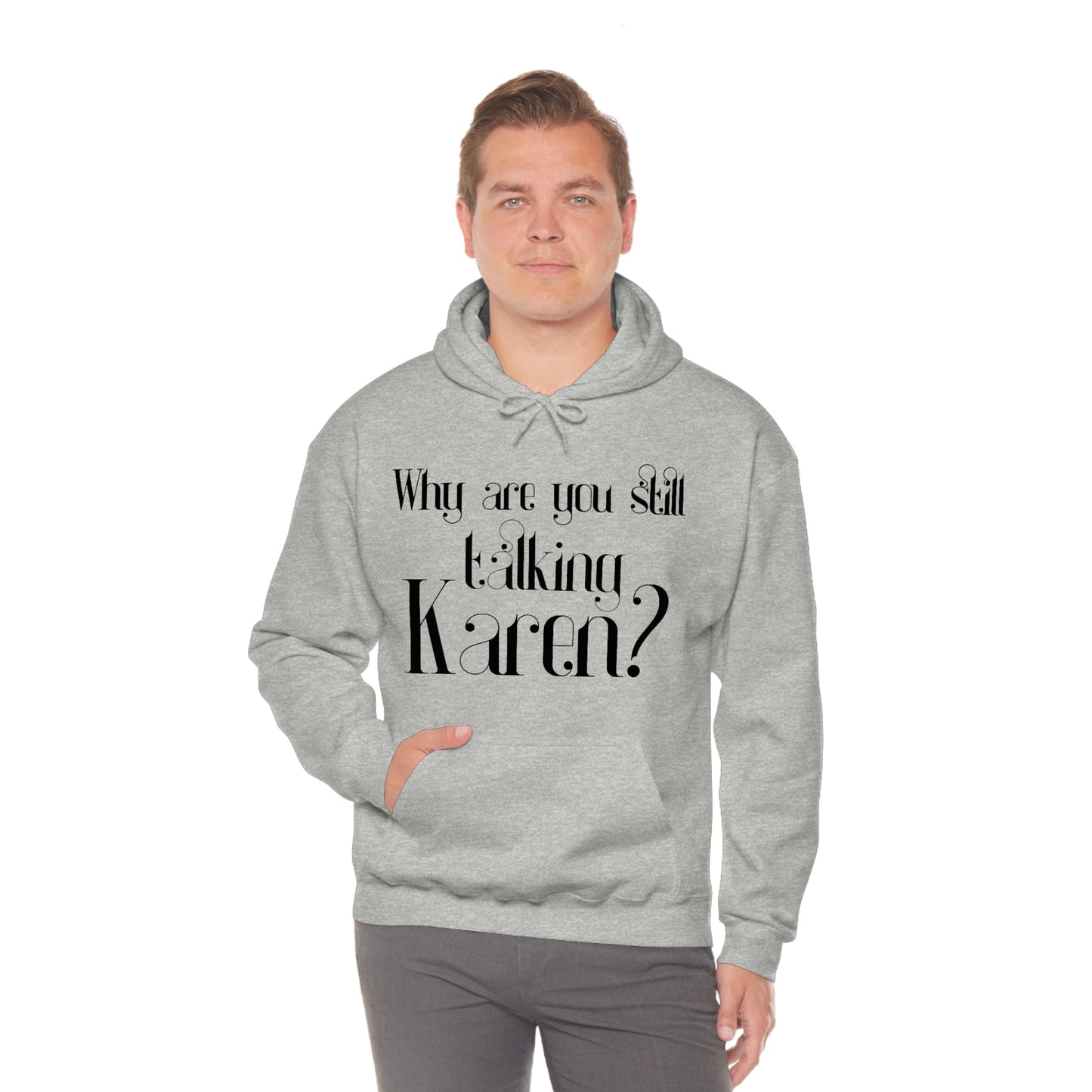 +-Karen Black Print - Unisex Heavy Blend™ Hooded Sweatshirt